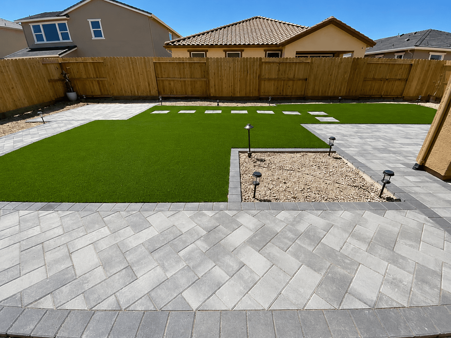 Apex Hardscape retaining wall Sacramento