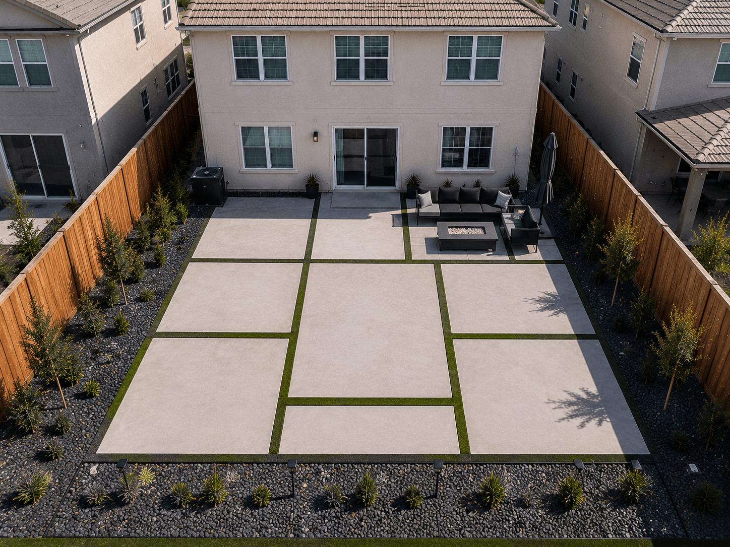 Apex Hardscape retaining walls