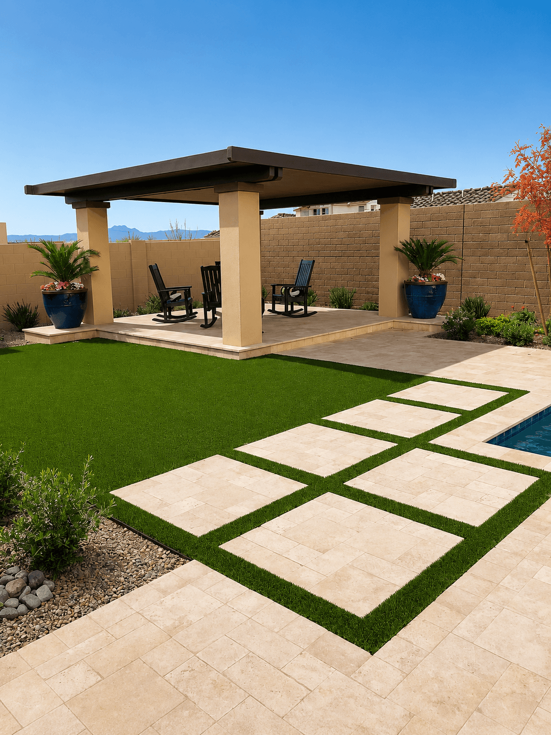 Apex Hardscape outdoor kitchen Sacramento